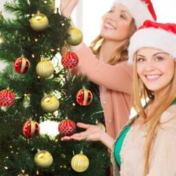 Pelle & Sol 30 Pcs Christmas Baubles Set 6cm / 2.36 inches - Red & Gold - Size: 30 Pieces - thumbnail 2