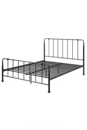 SlumberWorx Hitchin Black Metal Industrial Bed Frame - Size: King - thumbnail 6