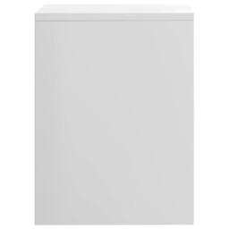 Berkfield Home Bedside Cabinets 2 pcs High Gloss White 40x30x40 cm Engineered Wood - Size: 40 x 30 x 40 cm - thumbnail 6
