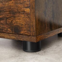 VASAGLE Bathroom Storage Tower Cabinet Cupboard with 3 Drawers in Brown - thumbnail 4