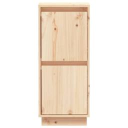 Berkfield Home Sideboards 2 pcs 31.5x34x75 cm Solid Wood Pine in Light Tan - thumbnail 5