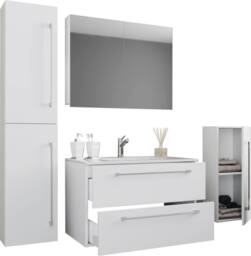VCM 5-piece washbasin washbasin Badinos SC in White - thumbnail 4