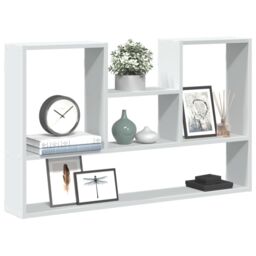 Berkfield Home Wall Shelf White 99x15x60 cm Engineered Wood - Size: 99 x 15 x 60 cm - thumbnail 1