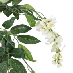 Berkfield Home Artificial Wisteria Tree 1470 Leaves 200 cm Green & White - thumbnail 3