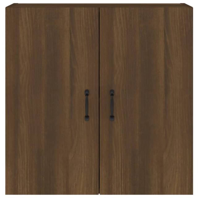 Berkfield Home Wall Cabinet Brown Oak 60x31x60 cm Engineered Wood - Size: 60 x 31 x 60 cm - image 1