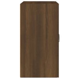 Berkfield Home Wall Cabinet Brown Oak 60x31x60 cm Engineered Wood - Size: 60 x 31 x 60 cm - thumbnail 4