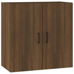 Berkfield Home Wall Cabinet Brown Oak 60x31x60 cm Engineered Wood - Size: 60 x 31 x 60 cm - thumbnail 3