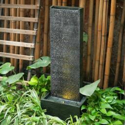 EONLION Garden Water Feature Outdoor Fountain in Black - Size: 100 cm - thumbnail 4