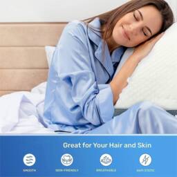 Nordara Butterfly Memory Foam Neck Pillow Slow Rebound Side Sleeper Support in White - thumbnail 3