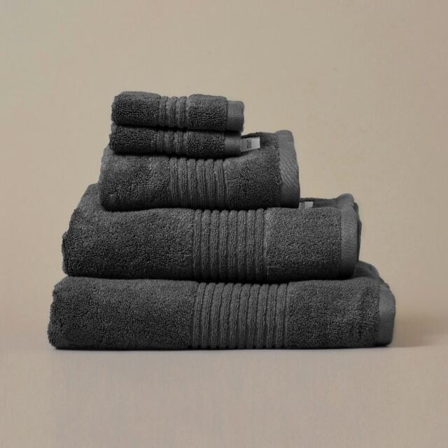 Misona Ultra Soft Bamboo Bath Towel in Dark Grey - image 1