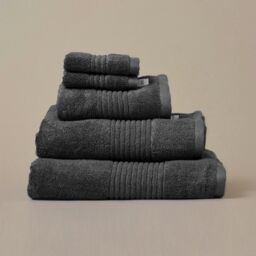 Misona Ultra Soft Bamboo Bath Towel in Dark Grey