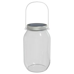 Berkfield Home Solar Glass Light for Outdoor 12 pcs Warm White in Silver - thumbnail 4