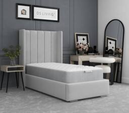 DS Living Imperial Hybrid Pocket Gel Essentials Mattress in Grey - Size: Small Single - thumbnail 7