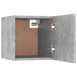 Berkfield Home Practical Bedside Cabinet Concrete Grey 30.5x30x30 cm Engineered Wood - thumbnail 4