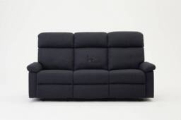 Home Detail Brody Manual Recliner 3 Seater Sofa in Grey