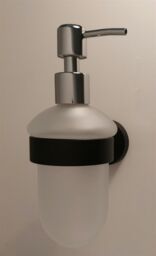 Luxury Living Colorado Bathroom Soap Dispenser in Black
