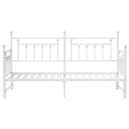 Berkfield Home Daybed Frame White 75 x 190 cm Steel - thumbnail 5