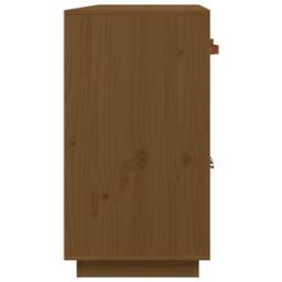 Berkfield Home Sideboard Honey Brown 98.5x40x75 cm Solid Wood Pine - thumbnail 8
