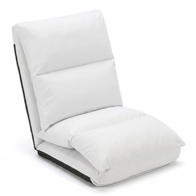 KORVIXA 14-Level Adjustable Floor Chair For Meditation in White - Size: 100 cm x 100 cm - image 1