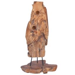 Berkfield Home Wine Rack for 8 Bottles 40x30x80 cm Solid Teak Wood in Brown - Size: 40 x 30 x 80 cm