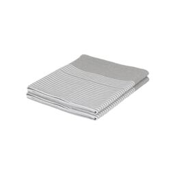 Nicola Spring 100% Cotton Tea Towel Absorbent Kitchen Dish Cloth Drying Towels - 70cm x 50cm - Pack of 2 in Light Grey - thumbnail 1
