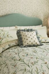 Sanderson 'Tuileries' Cotton Duvet Cover Set - Size: Super King - thumbnail 2