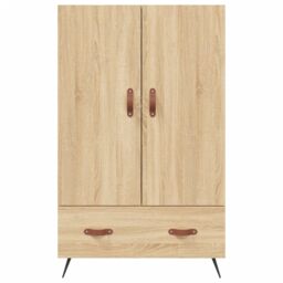Berkfield Home Highboard Sonoma Oak 69.5x31x115 cm Engineered Wood in Brown - thumbnail 6