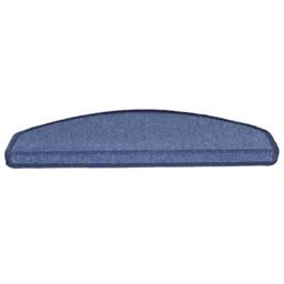 Berkfield Home Stair Mats 10 pcs 65x24x4 cm Blue - Size: Medium - thumbnail 5
