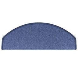 Berkfield Home Stair Mats 10 pcs 65x24x4 cm Blue - Size: Medium - thumbnail 4