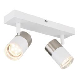 Netlighting Brisbon Twin Ceiling Spotlight White Matt 2x GU10 - thumbnail 1