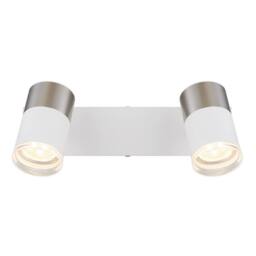 Netlighting Brisbon Twin Ceiling Spotlight White Matt 2x GU10 - thumbnail 4