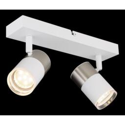 Netlighting Brisbon Twin Ceiling Spotlight White Matt 2x GU10 - thumbnail 5