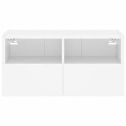 Berkfield Home TV Wall Cabinet White 60x30x30 cm Engineered Wood - Size: 60 x 30 x 30 cm - thumbnail 8