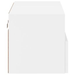 Berkfield Home TV Wall Cabinet White 60x30x30 cm Engineered Wood - Size: 60 x 30 x 30 cm - thumbnail 9