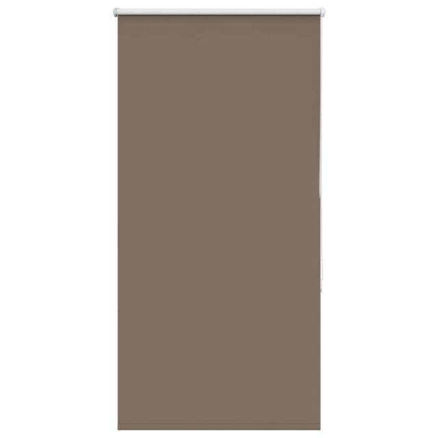 Berkfield Home Roller Blind Blackout Coffee 85x150 cm Fabric Width 80.7 cm Polyester in Brown - image 1
