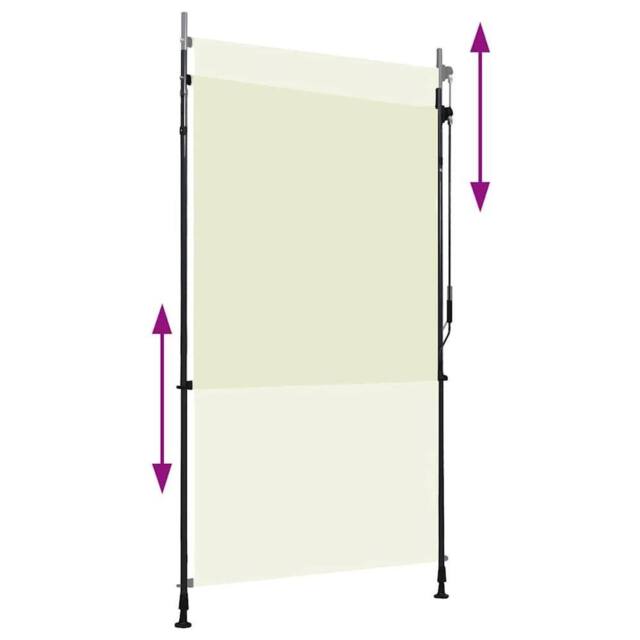 Berkfield Home Outdoor Roller Blind 120x270 cm Cream - image 1