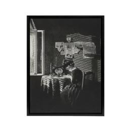 "Artery8 Sun Rays Paula in Berlin Alfred Stieglitz Framed Canvas Wall Art Print in Grey - Size: W12"" x H16""" - thumbnail 1