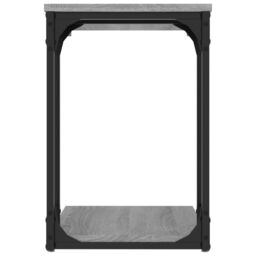 Berkfield Home Side Table Grey Sonoma 50x35x52 cm Engineered Wood - Size: 50 x 35 x 52 cm - thumbnail 6