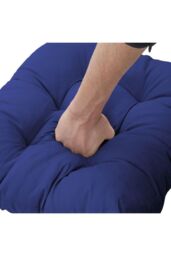 H&O Direct 2 Pcs Outdoor Garden Chair Cushion in Navy - thumbnail 4