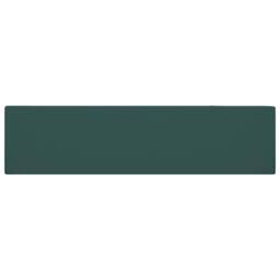 Berkfield Home Bathroom Sink with Overflow Ceramic Dark Green - thumbnail 4