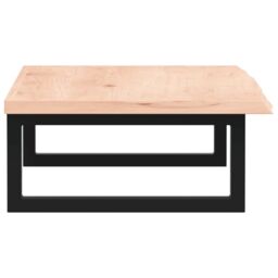 Berkfield Home Basin Shelf Wall Mounted Steel & Solid Wood Oak in Brown - thumbnail 5
