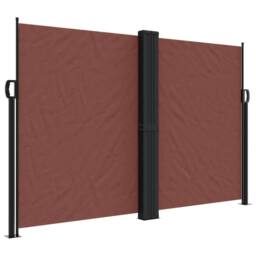 Berkfield Home Retractable Side Awning Brown 160x1000 cm - thumbnail 3