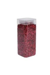 KDMD 4-6mm Dark Red Pebbles in Square Jar 900gr 3 Pack - thumbnail 2