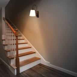 Eldo Battery-Operated Wall Light with Remote - 3 Brightness Levels, Wireless in Black - thumbnail 3