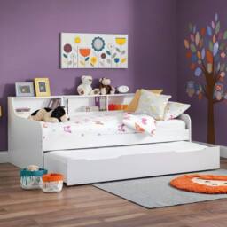 Cheshire Upland Daybed & Ellie Underbed - Single (90cm) in White - thumbnail 3