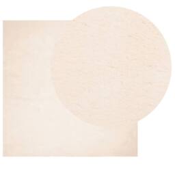 Berkfield Home Rug HUARTE Short Pile Soft & Washable Beige 160x160 cm - Size: Medium - thumbnail 3