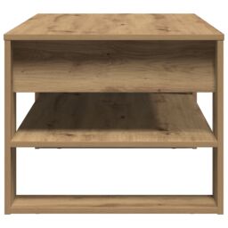 Berkfield Home Coffee Table Artisan oak Solid oak wood Medium Coffee Table in Brown - thumbnail 7