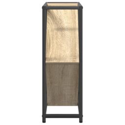 Berkfield Home Wine Rack Sonoma Oak 51x18x52, 5 cm Engineered Wood in Brown - thumbnail 7