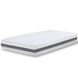 The White Stone Hypoallergenic Waterfoam Mattress, 20 cm, breathable & Antibacterial in White - Size: Small Double - thumbnail 1