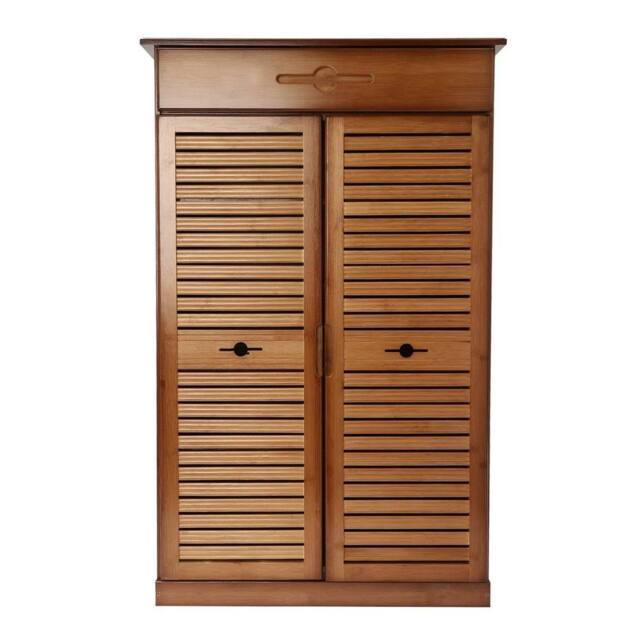 Kelvenix 5 Tier Bamboo Shoe Rack in Brown - Size: 0.6m2 - image 1